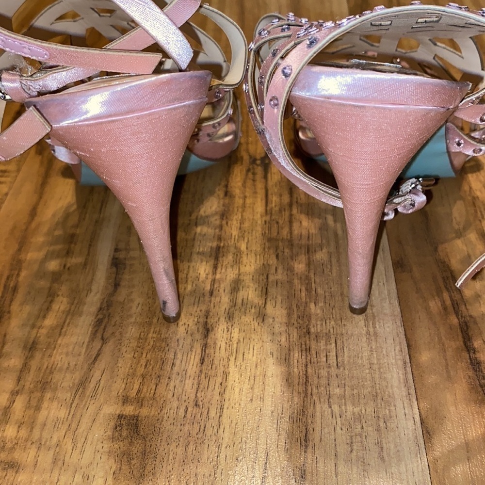 Betsy Johnson SB-Carat heels Pink 9 1/2 - Picture 13 of 15